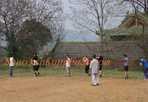 Our training ground next to Shaolin Monastery