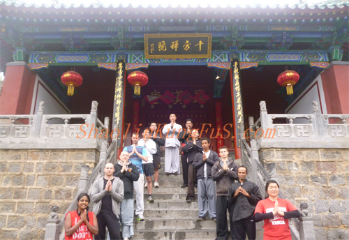 We are in Shaolin Temple China