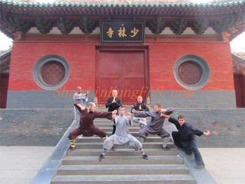 Doing monk life in Shaolin temple