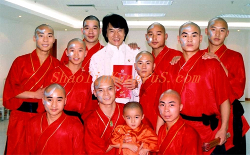 The team with the famous Kung Fu star, Jackie Chan