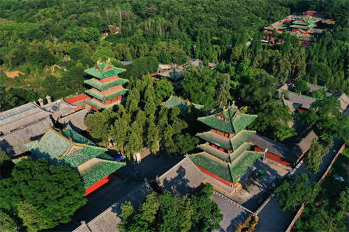 View of Shaolin Temple China