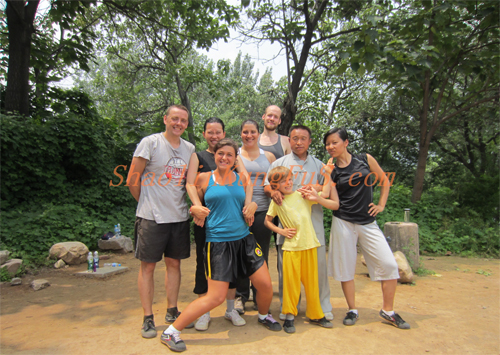 Our Shaolin students on Song Mountain