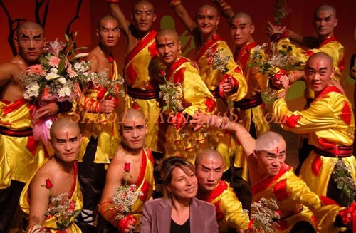 Kung Fu performance abroad