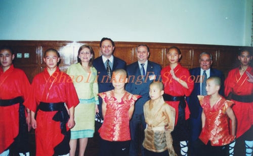 Shaolin Kung Fu performance in Great Hall of the People China.