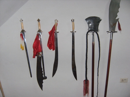 Some of the shaolin weapons